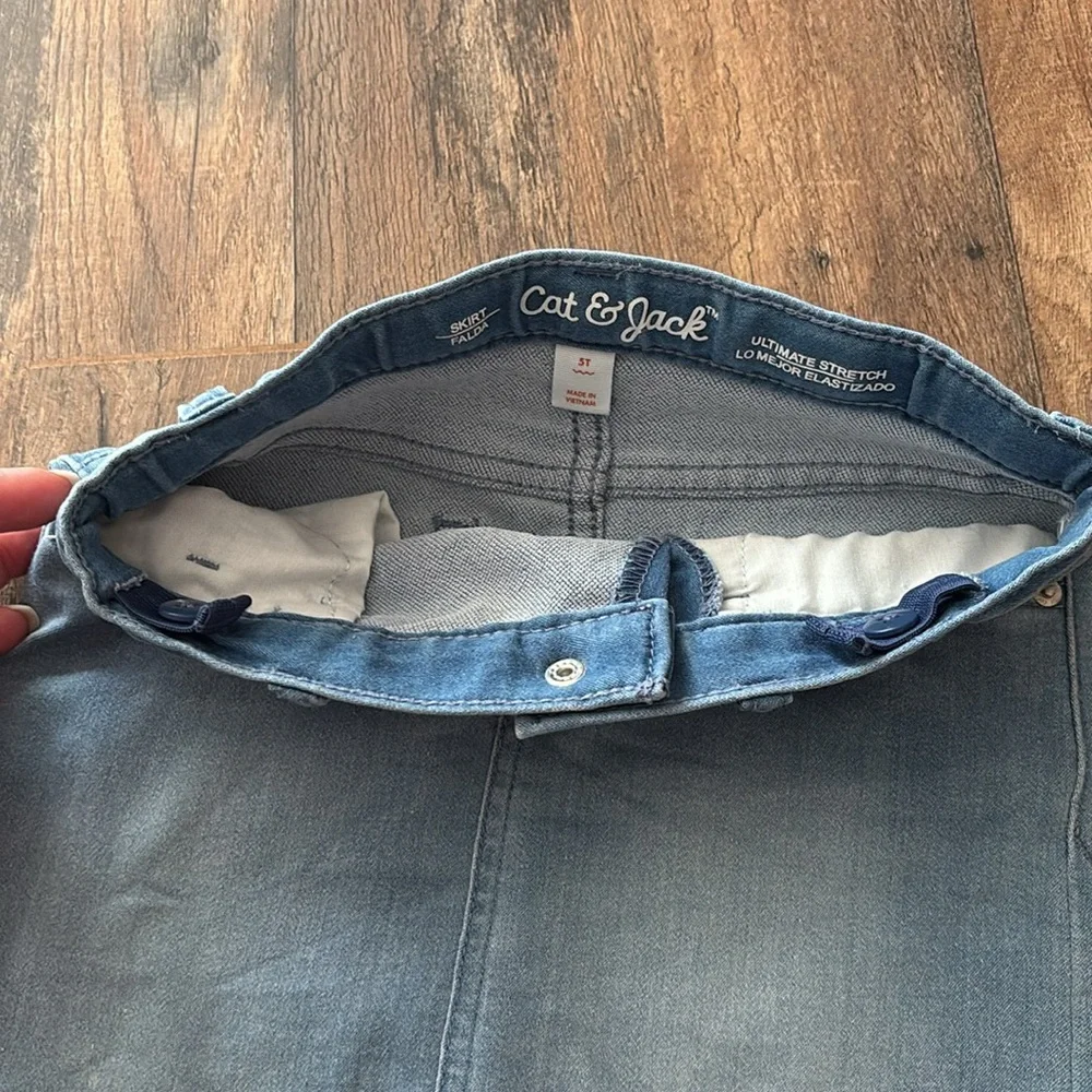 Cat & Jack Denim Jean Skirt